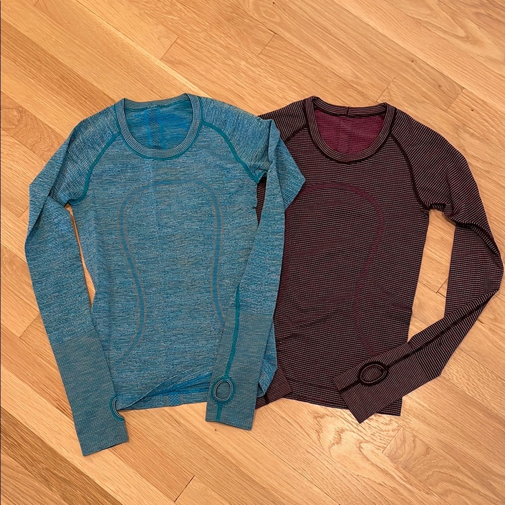 Lululemon Long Sleeve Swiftly Tops